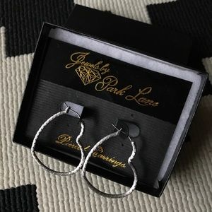 Vintage Jewels by Park Lane Heart Hoop Earrings